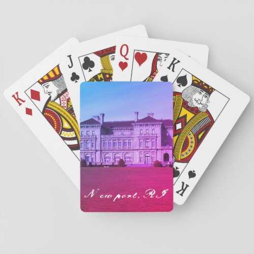 Newport Rhode Island Historical Architecture Poker Cards