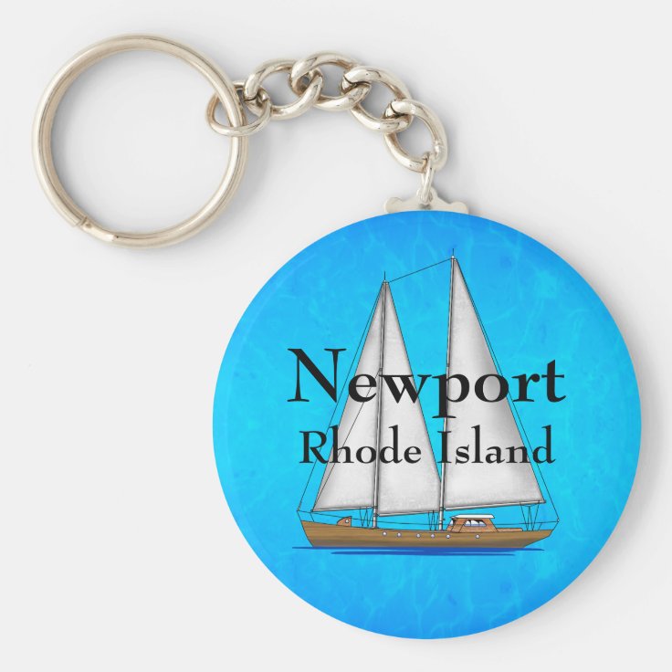 Newport Rhode Island Keychain | Zazzle