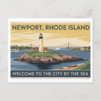 Newport, Rhode Island Lighthouse painting