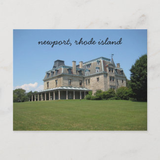 Newport, Rhode Island mansion Postcard
