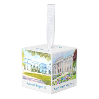 Newport Rhode Island Mansions Christmas Ornament