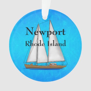 Newport Rhode Island Ornament by BailOutIsland at Zazzle