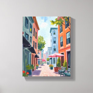Newport Rhode Island Painting Canvas Print