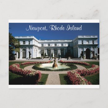 Newport Rhode Island  Rosecliff Mansion Post Card by merrydestinations at Zazzle