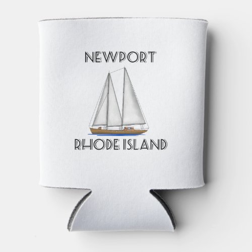 Newport Rhode Island Sailing Can Cooler