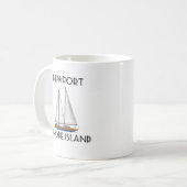 Newport Rhode Island Sailing Coffee Mug (Front Left)
