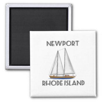 Newport Rhode Island Sailing Magnet by BailOutIsland at Zazzle