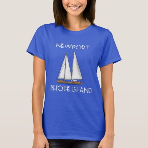 Newport Rhode Island Sailing T_Shirt