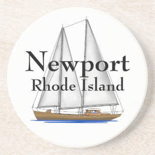 Newport Rhode Island Sandstone Coaster