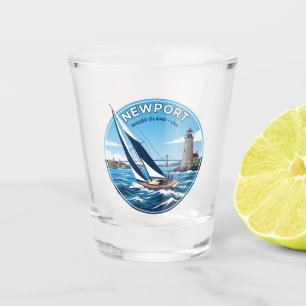 Newport Rhode Island Shot Glass