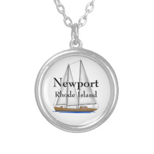 Newport Rhode Island Silver Plated Necklace