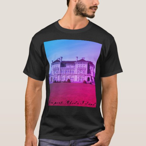 Newport Rhode Island Summer Cottage Estate T_Shirt