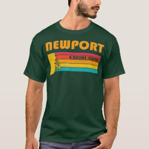 Newport Rhode Island Vintage Distressed Souvenir T-Shirt