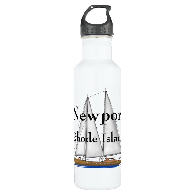 Newport Rhode Island Water Bottle (Front)