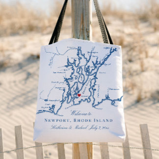 Newport Rhode Island Wedding Welcome Tote Bag