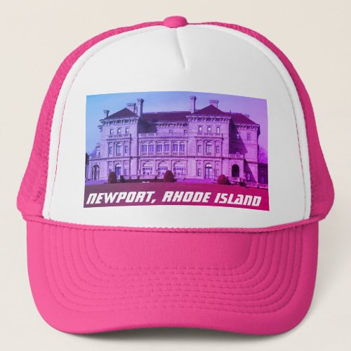 Newport RI Cliff Walk Estate Trucker Hat