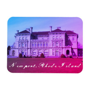 Newport, RI Mansion - Cliff Walk, Ocean Estate Magnet