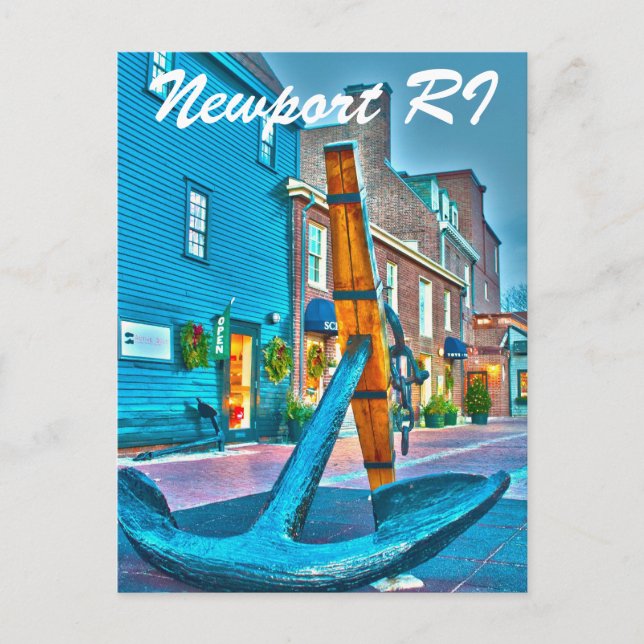 Newport RI Postcard (Front)