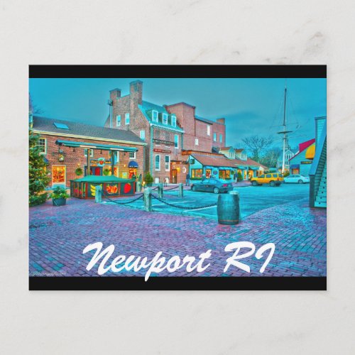 Newport RI Postcard