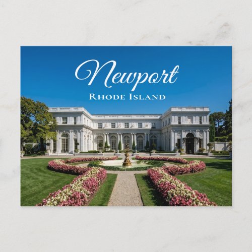 Newport RI Rosecliff Mansion Rhode Island Postcard