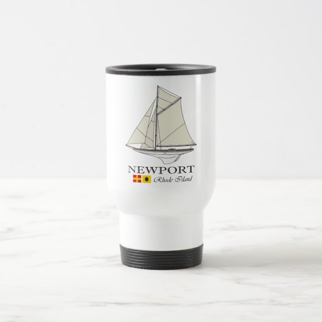 Newport RI (SB) Travel Mug (Center)