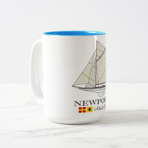 Newport RI SB Two_Tone Coffee Mug