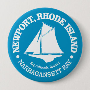 Newport RI (sloop) Button
