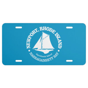 Newport RI (sloop) License Plate