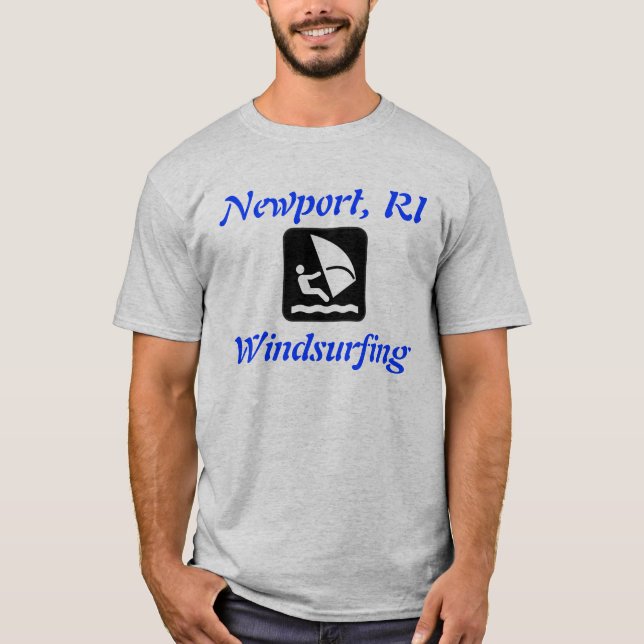 Newport, RI Windsurfing T-Shirt (Front)