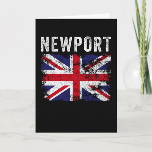 Newport UK Flag Wales Souvenir Card