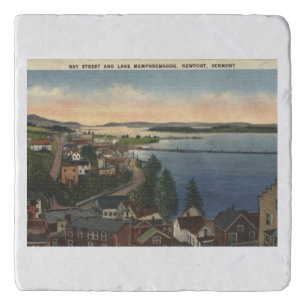 Newport VT Lake Memphremagog 1940s Vintage Style Trivet