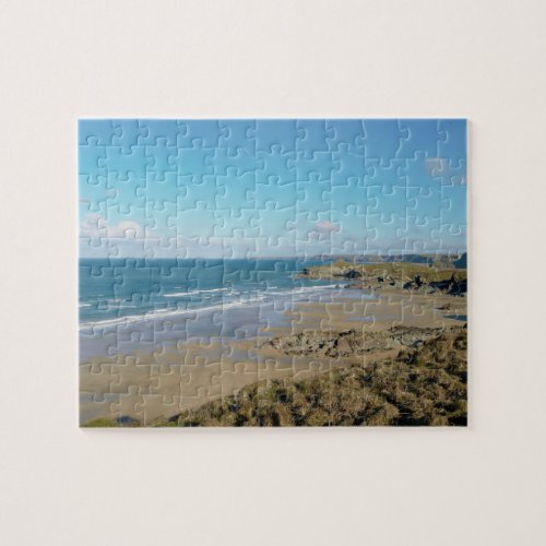 Newquay Bay Beaches Cornwall England Jigsaw Puzzle