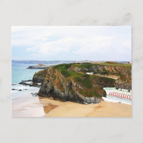 Newquay beach  UK Postcard