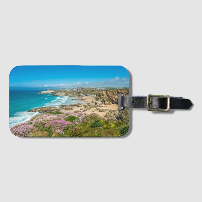 Newquay in Cornwall Luggage Tag (Front Horizontal)