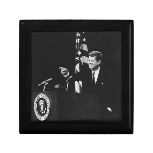 News Conference US President John Kennedy Gift Box