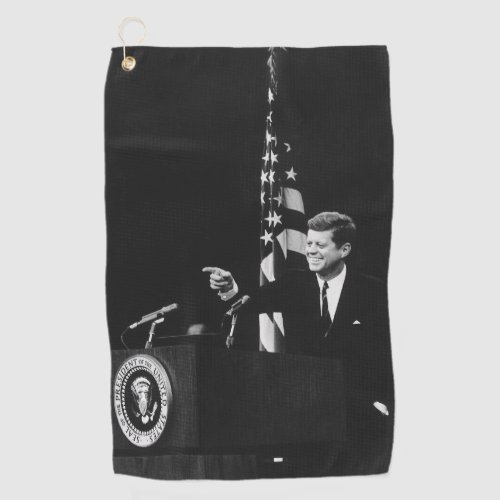 News Conference US President John Kennedy Golf Towel