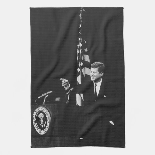News Conference US President John Kennedy Kitchen Towel