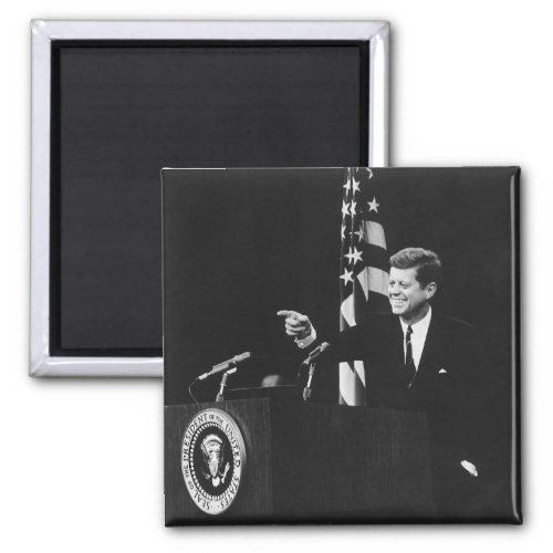 News Conference US President John Kennedy Magnet