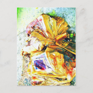 News crisis postcard