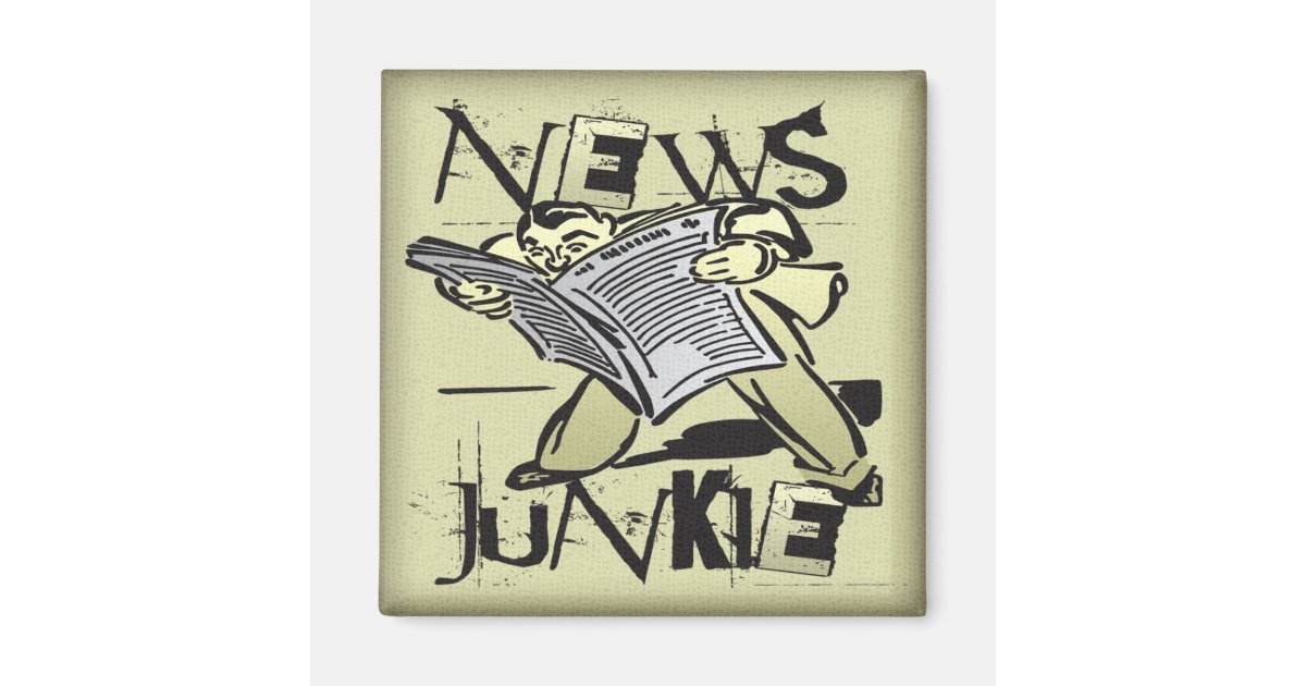 News Junkie Zazzle