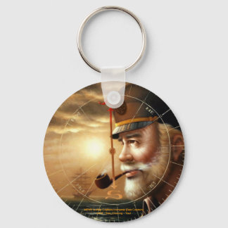 NEWS & Map Captain/compass (Sea Captain) Keychain