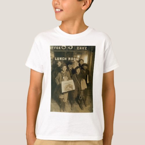 NEWSBOYS in New York Turn of Century T_Shirt