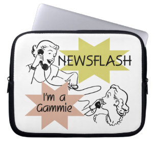 Newsflash I'm a Gammie Gifts Laptop Sleeve