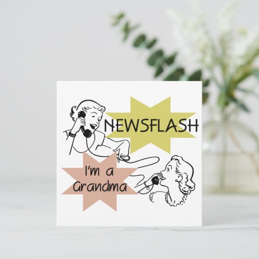 Newsflash I'm a Grandma T-shirts and Gifts (Standing Front)