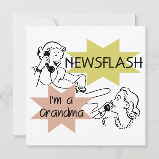 Newsflash I'm a Grandma T-shirts and Gifts (Front)