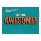 Newsflash: 'You're Awesome' (Front Horizontal)
