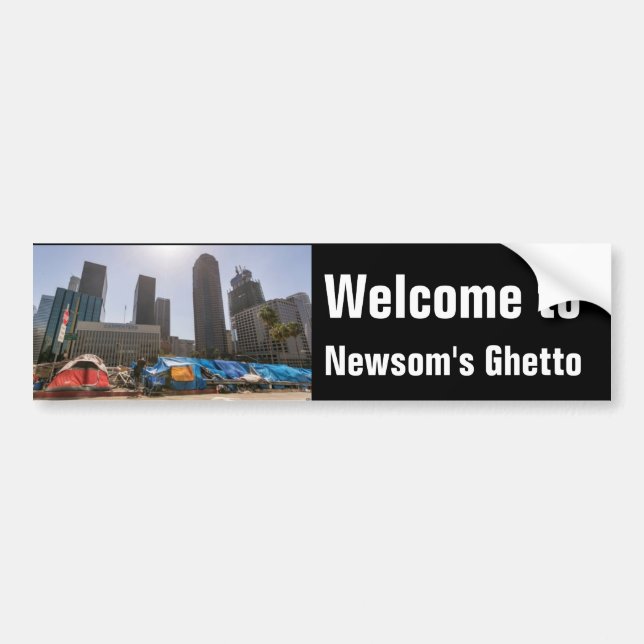 Newsom's Ghetto Bumper Sticker (Front)