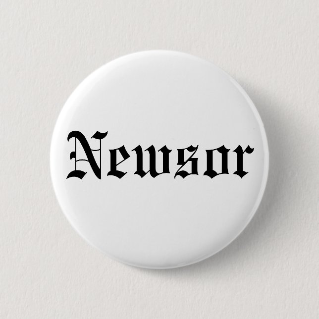 Newsor Pinback Button (Front)