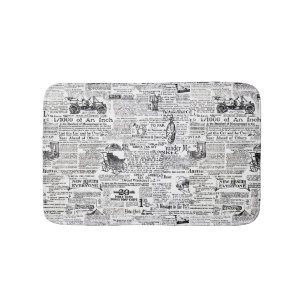 Newspaper Bathroom Mat