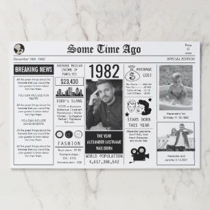 Newspaper Birthday Large Tearaway Paper Pad
